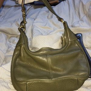 Green handbag